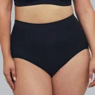 Bare Essentials Recycled Nylon Full Brief - Black