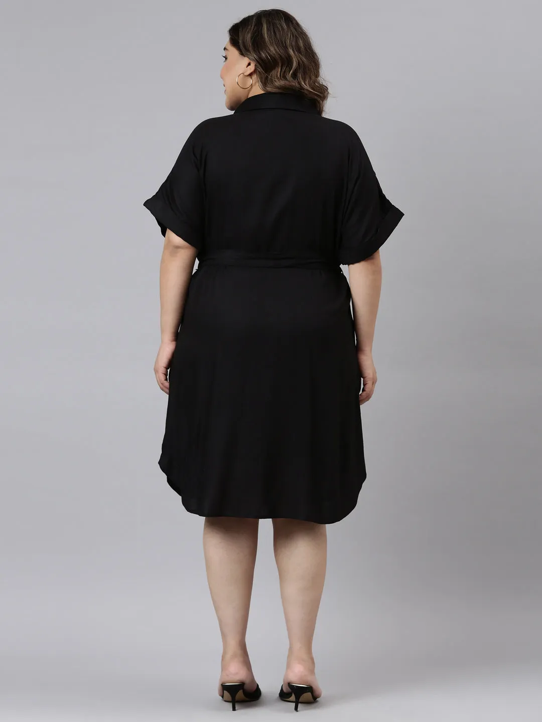 Black Shirt Dress