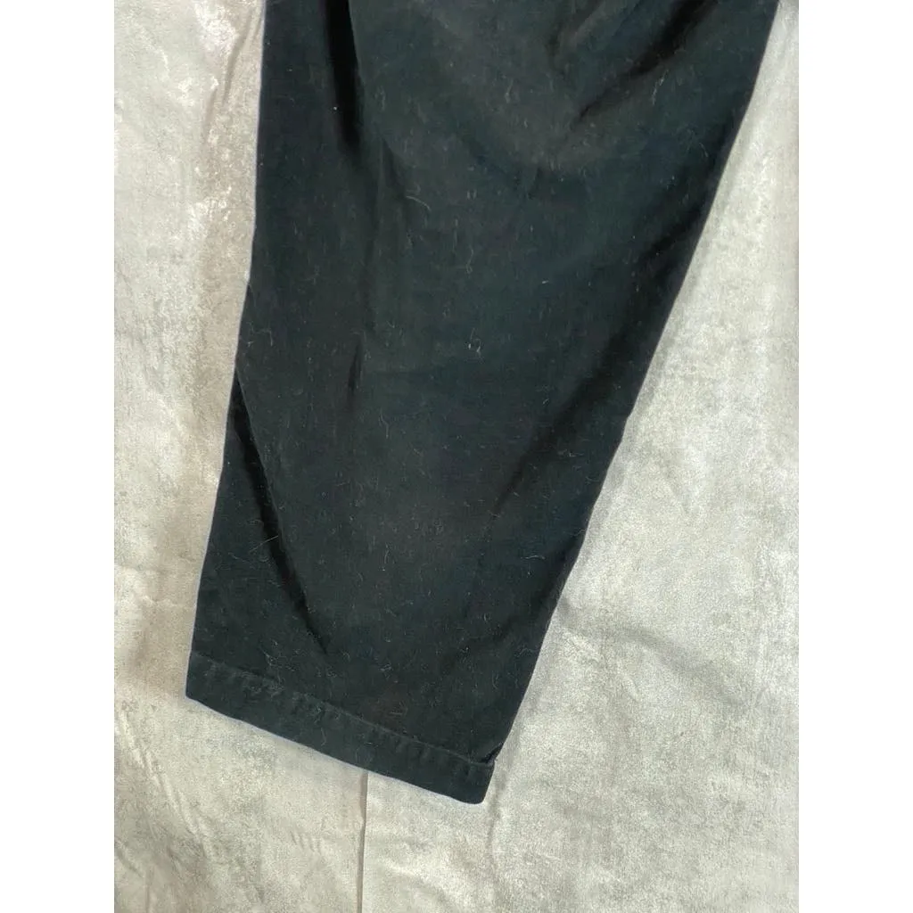 BROOKS BROTHERS Men's Black Solid Hudson-Fit Chino Pants SZ 38X30