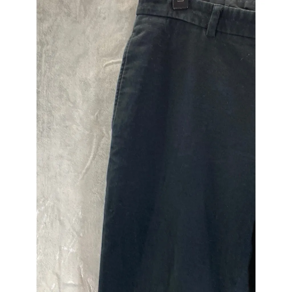 BROOKS BROTHERS Men's Black Solid Hudson-Fit Chino Pants SZ 38X30