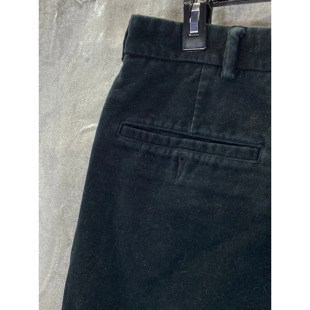 BROOKS BROTHERS Men's Black Solid Hudson-Fit Chino Pants SZ 38X30