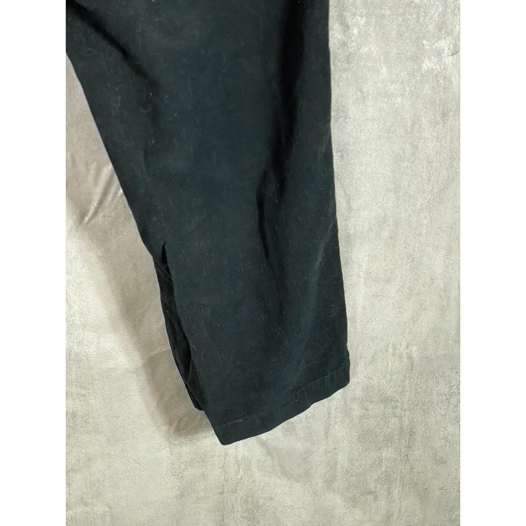 BROOKS BROTHERS Men's Black Solid Hudson-Fit Chino Pants SZ 38X30
