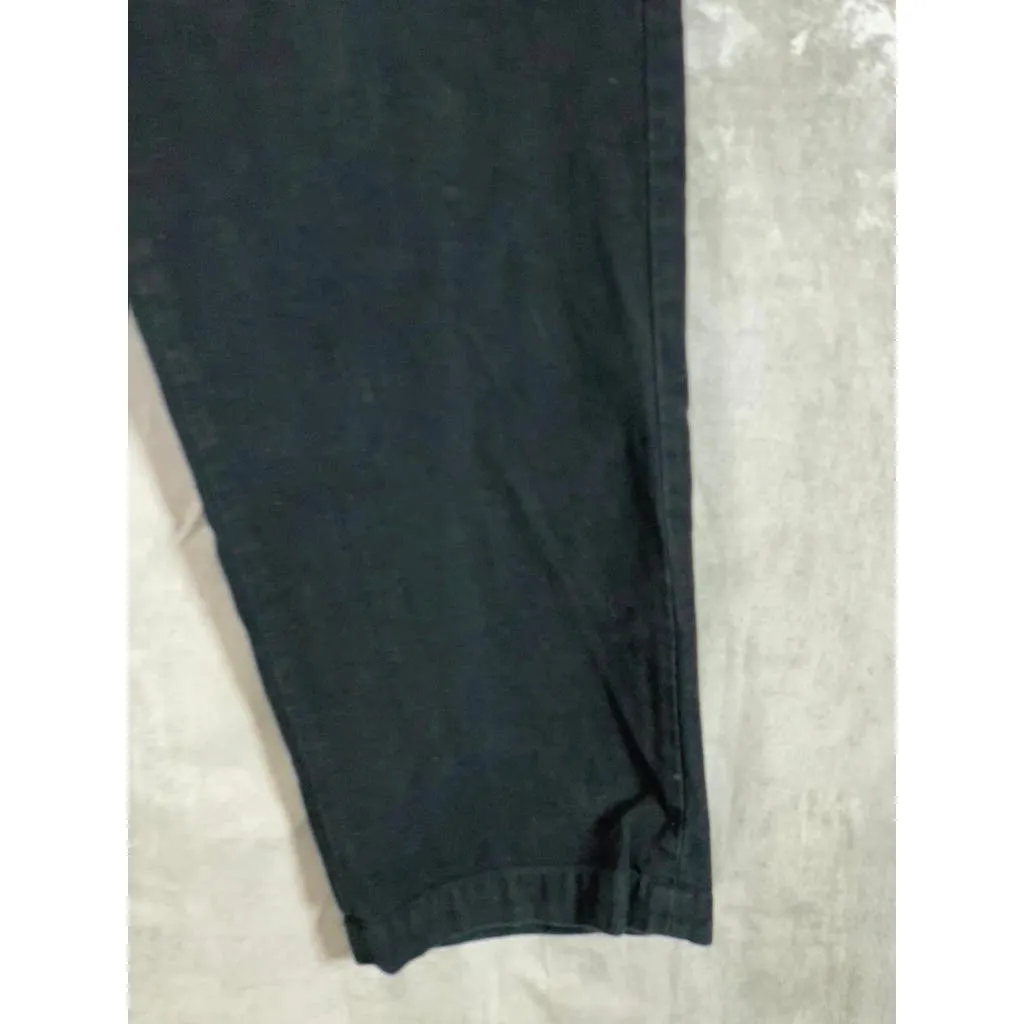 BROOKS BROTHERS Men's Black Solid Hudson-Fit Chino Pants SZ 38X30
