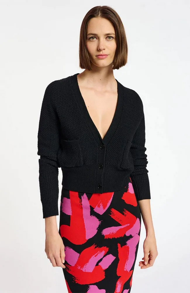 Cabarette Cardigan with Fur