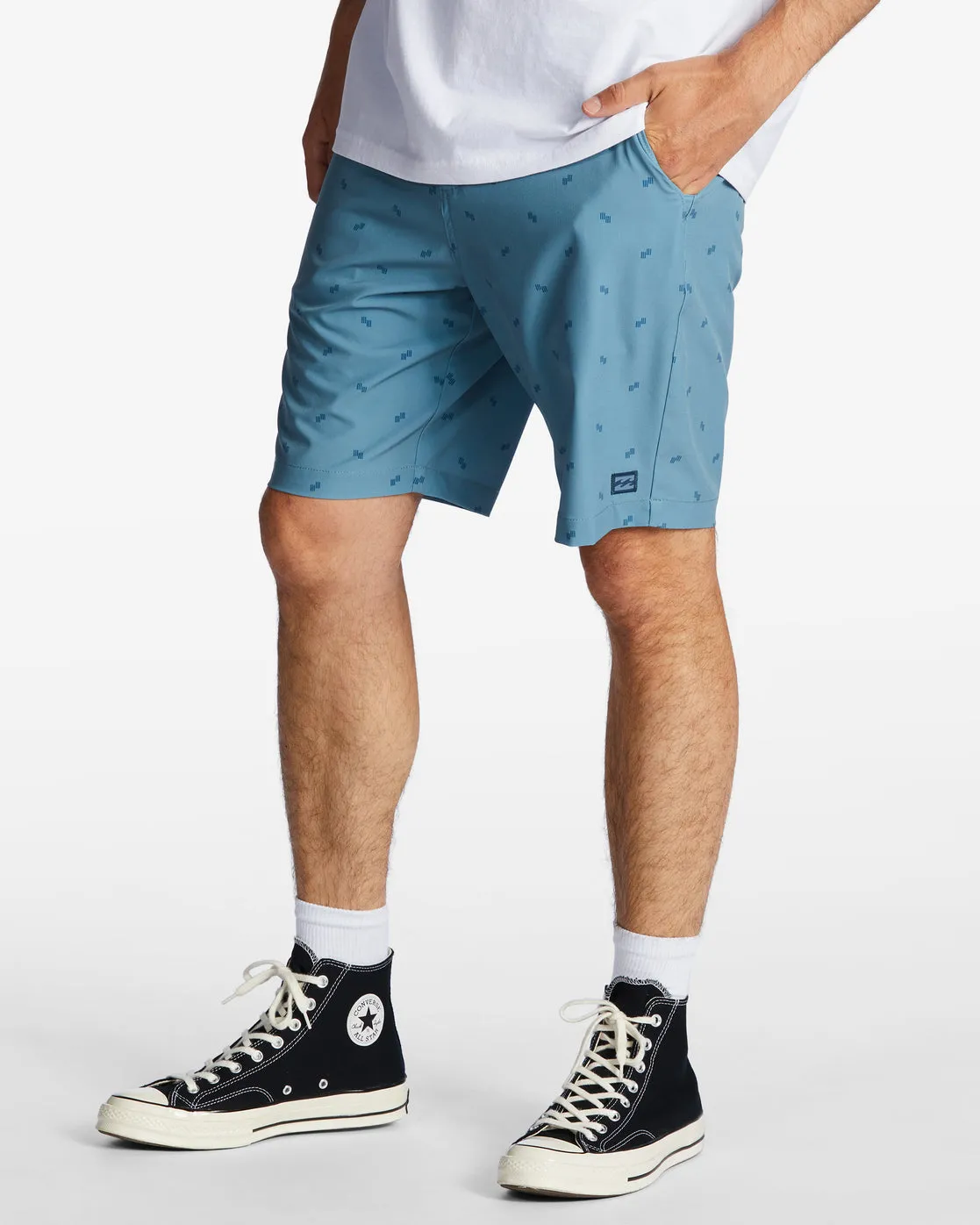Crossfire Mid Submersible 19" Shorts - Washed Blue
