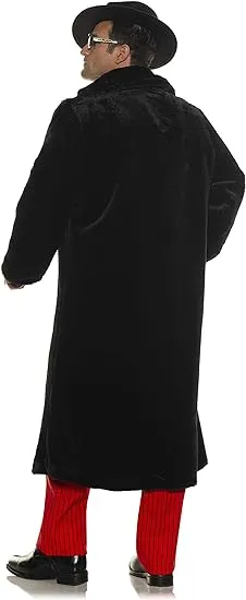 Faux Fur Pimp Coat