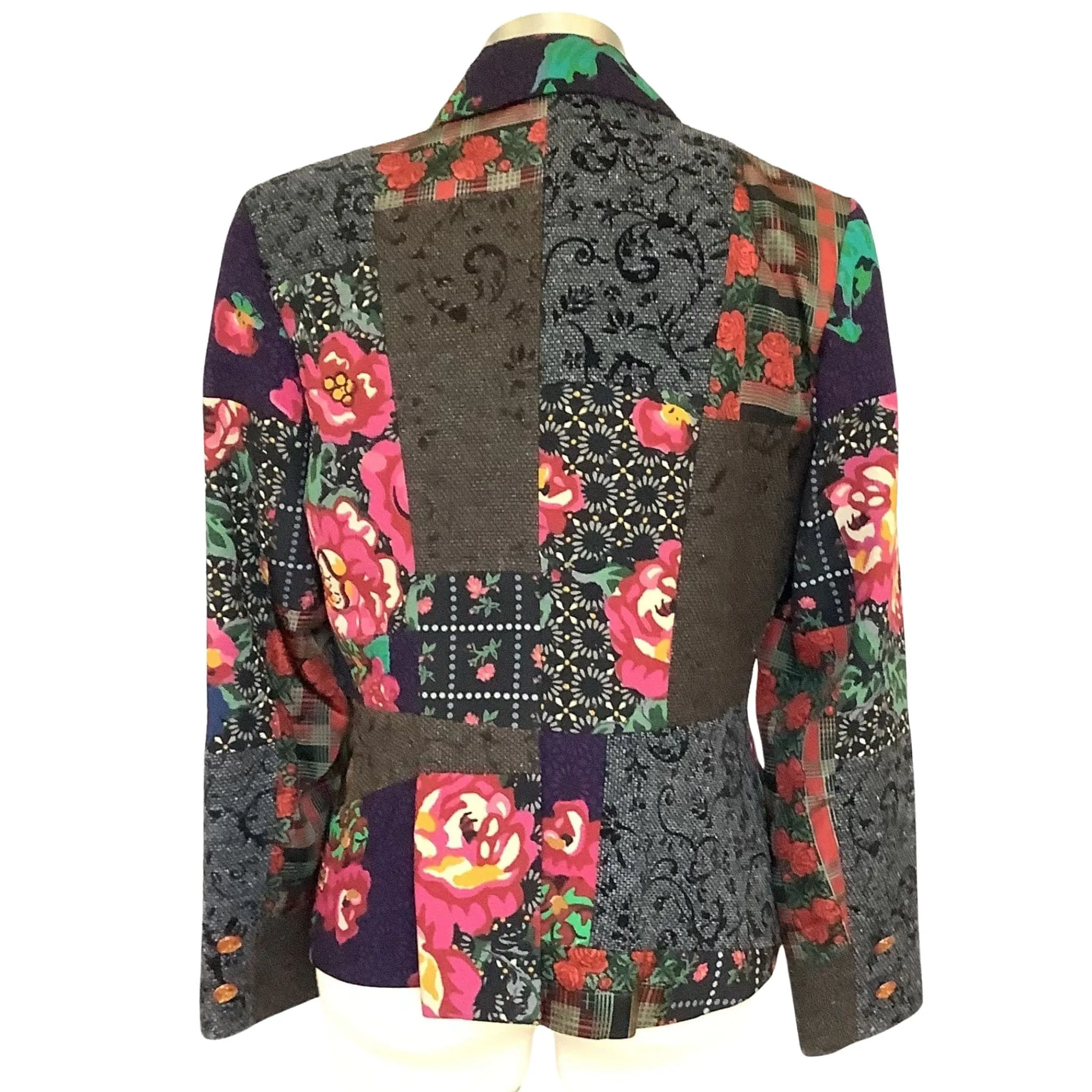 Floral Patchwork Blazer
