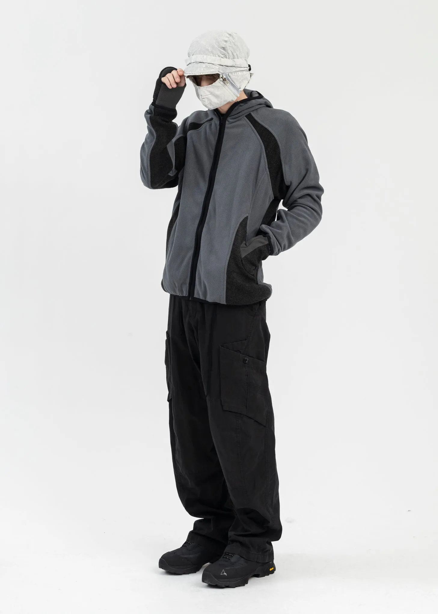 FOLIAGE GREEN FLEECE JACKET