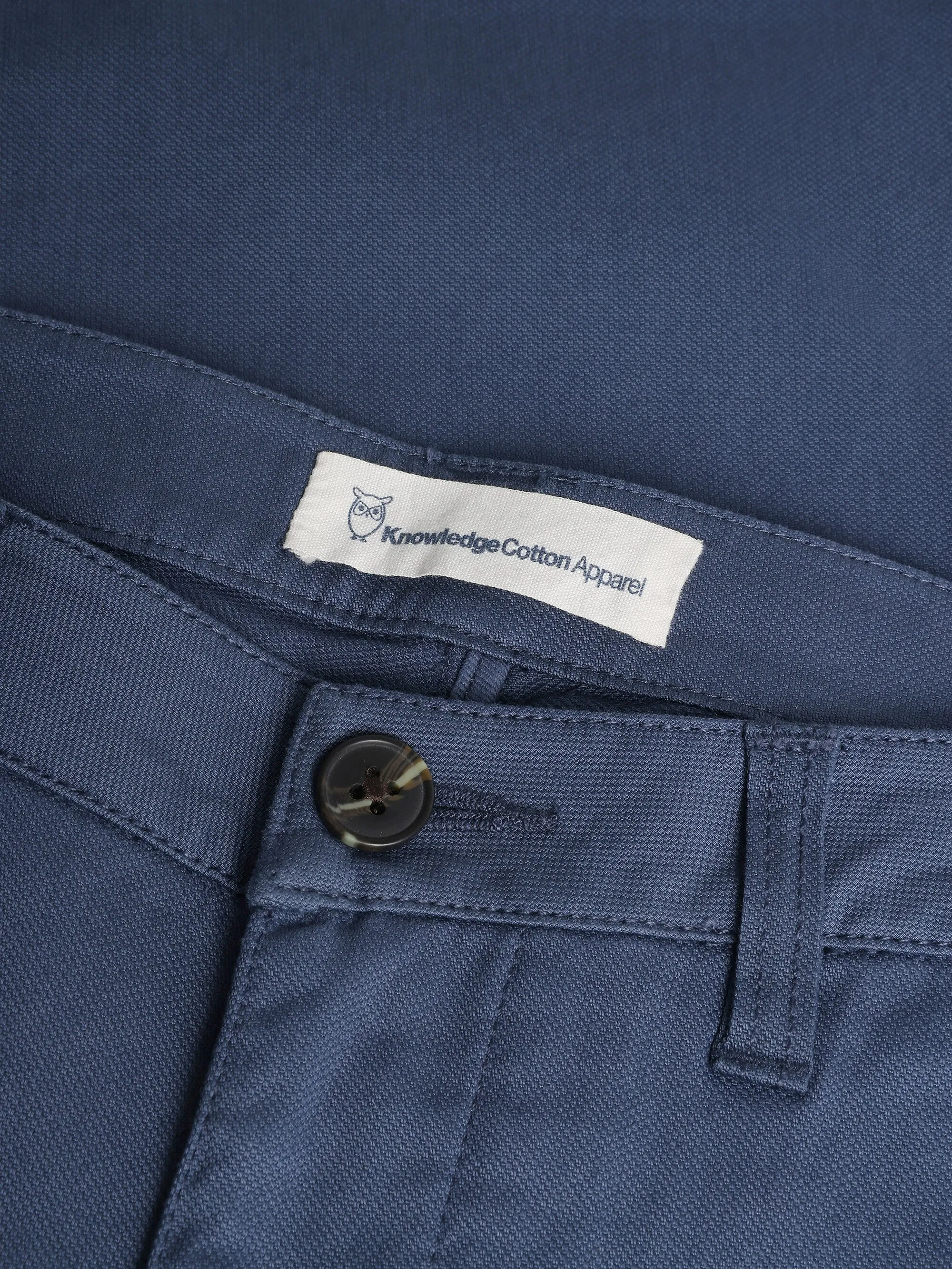 IRIS mom mid-rise canvas pique chino - GOTS/Vegan - Vintage Indigo