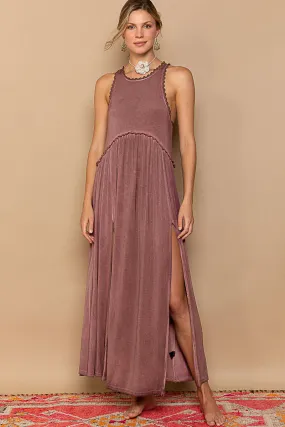 Karime Dress (Burgundy)