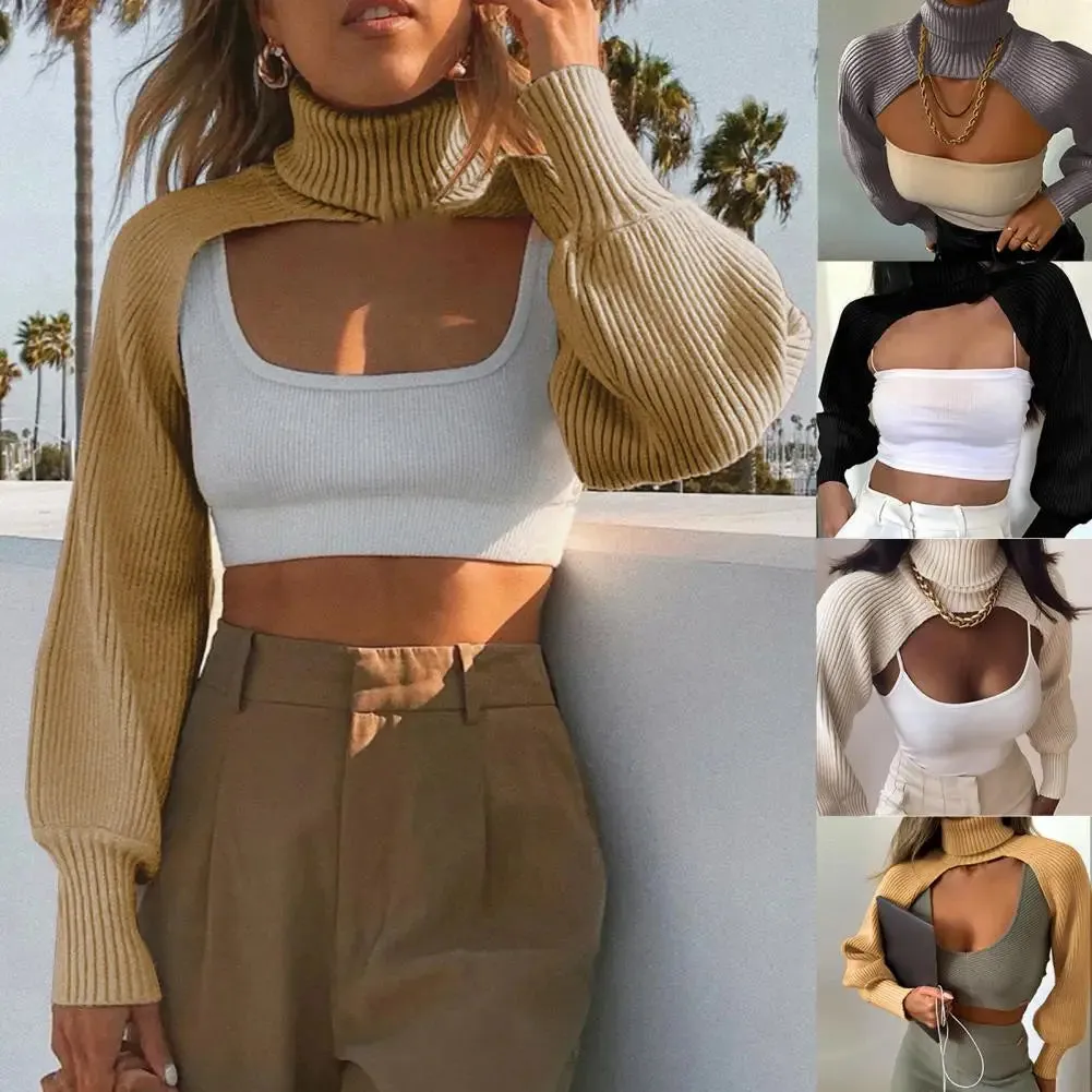 Knitted Turtleneck Pullover