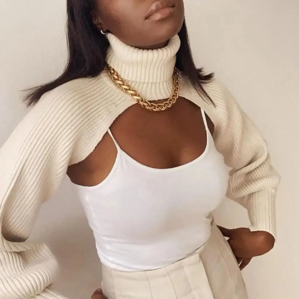 Knitted Turtleneck Pullover