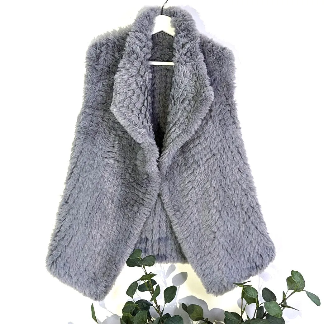 Luxury faux fur gilet (S-M)