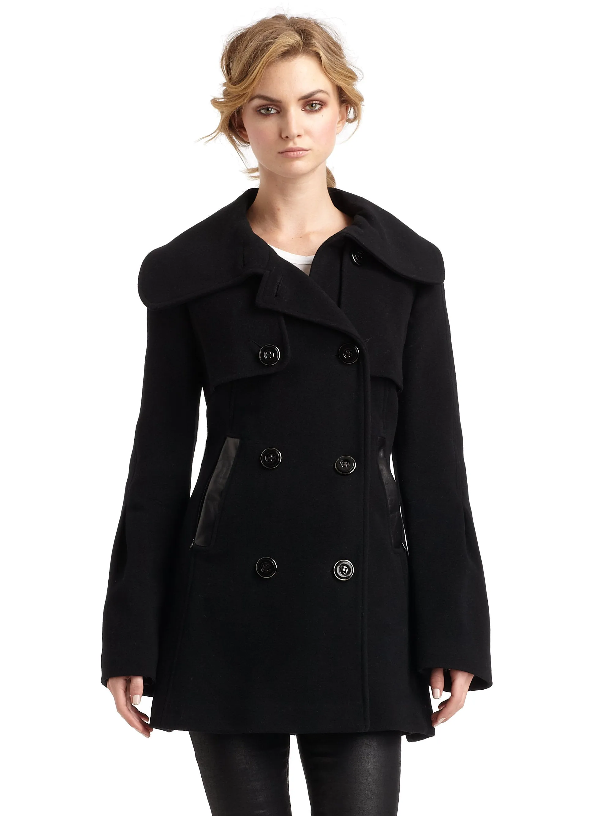 Mackage Double Breasted Peacoat (S)