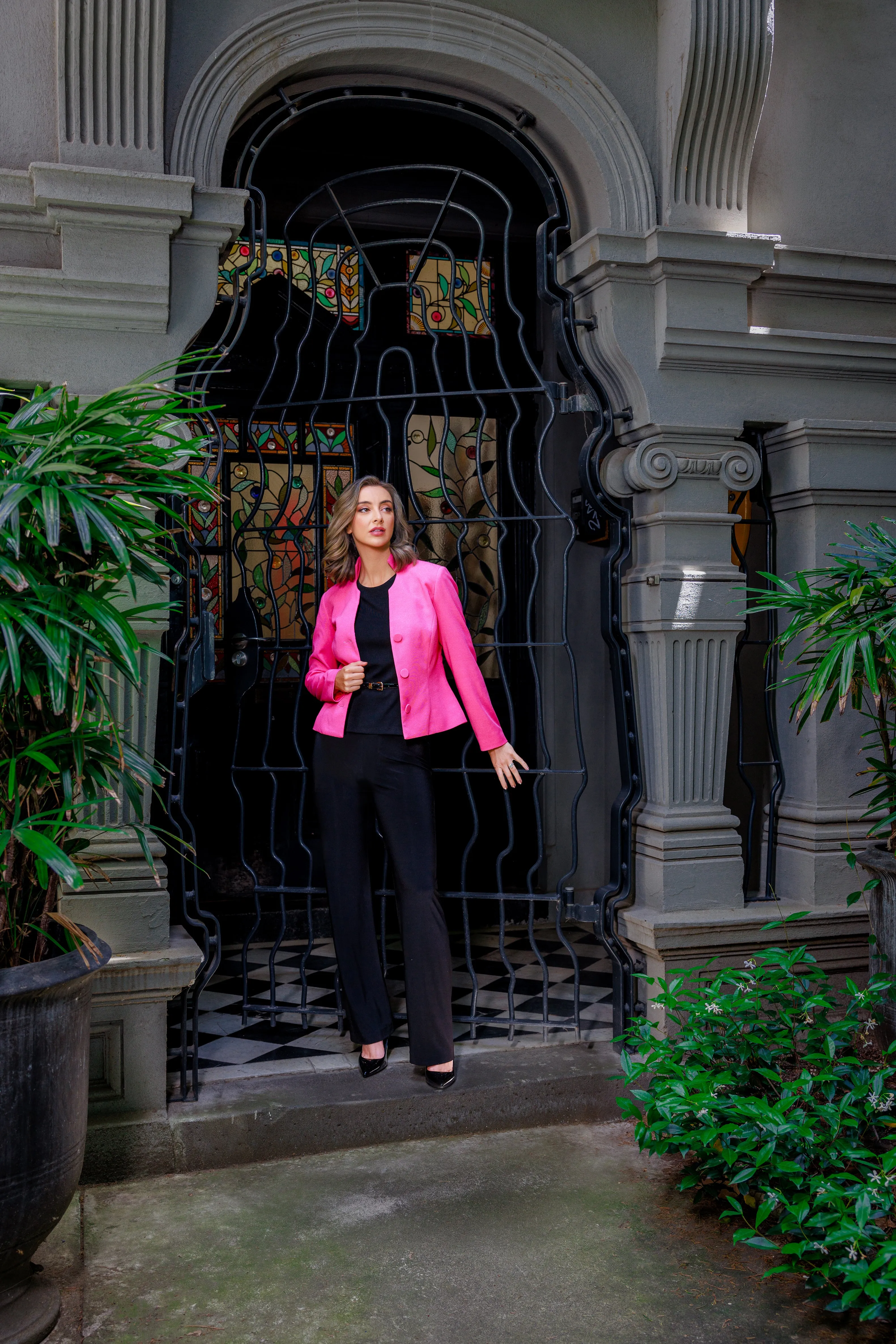 MADISON Standing Collar Button Jacket