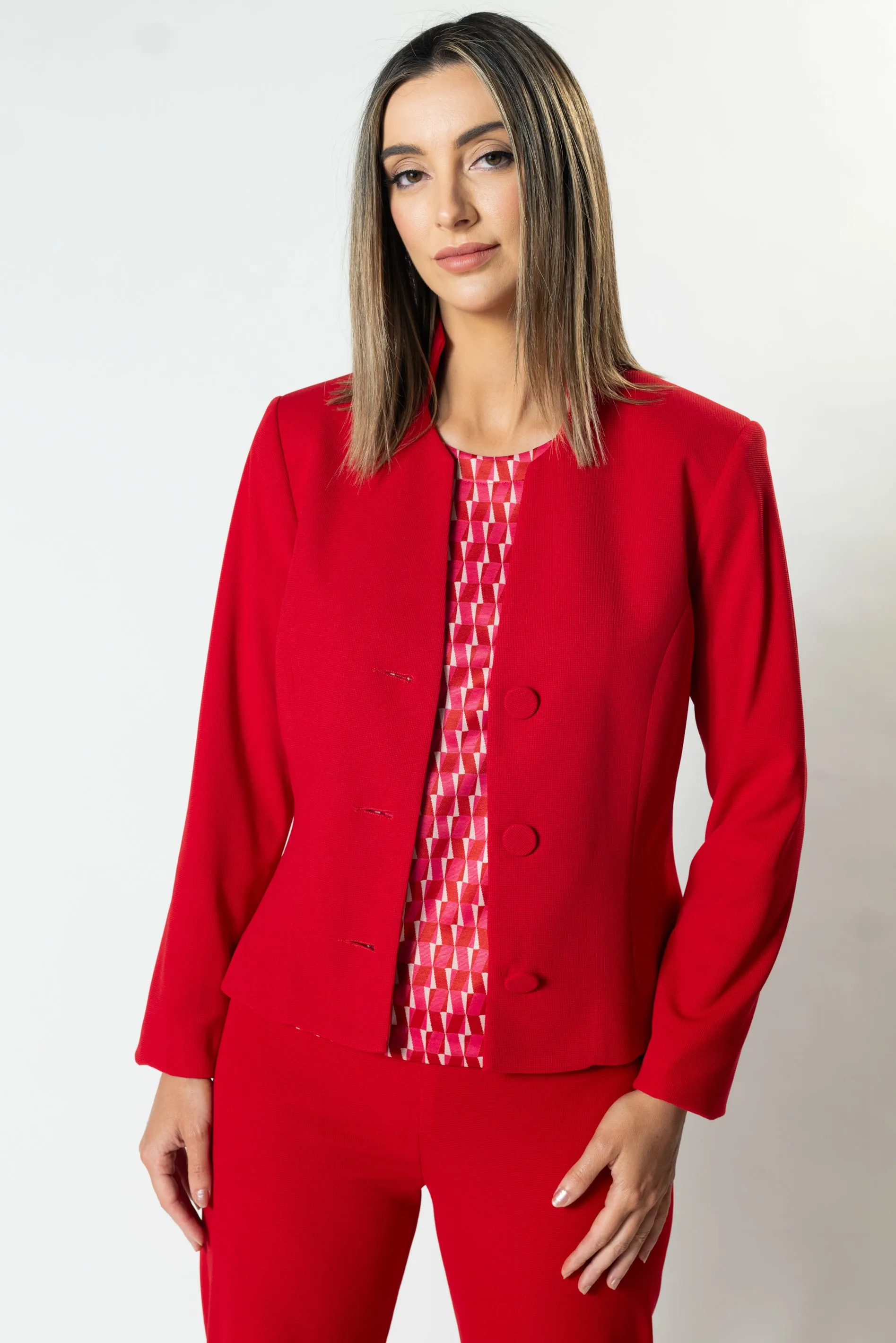 MADISON Standing Collar Button Jacket
