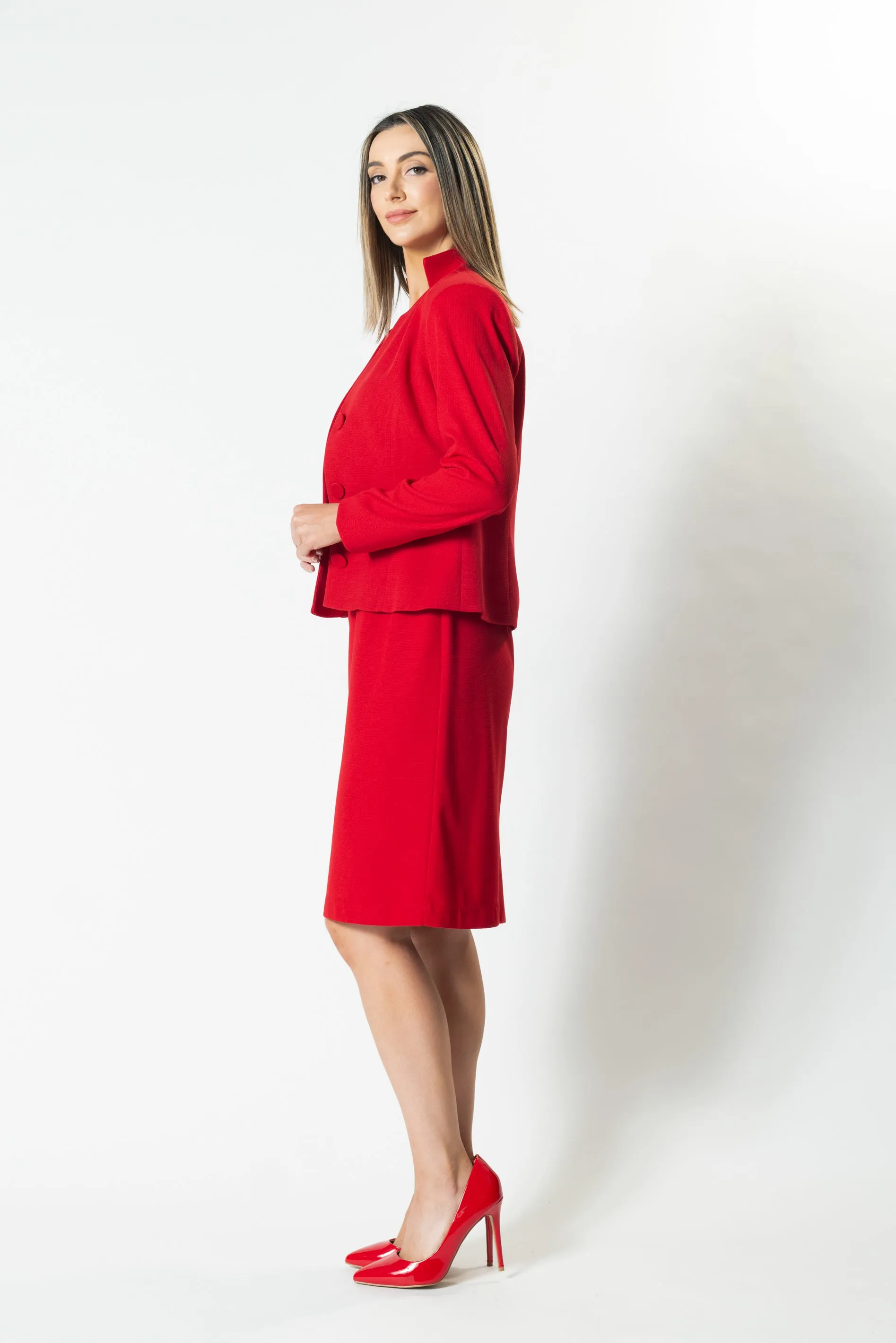 MADISON Standing Collar Button Jacket