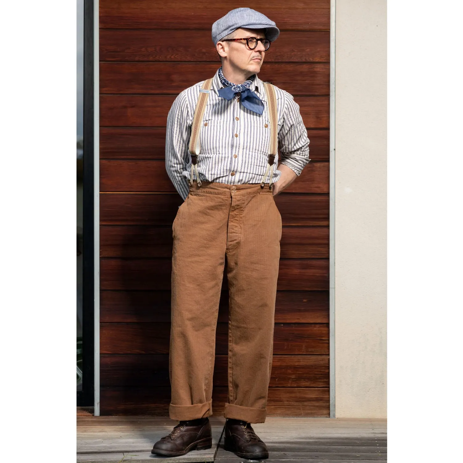 Manard Pant Japanese HBT - Rust