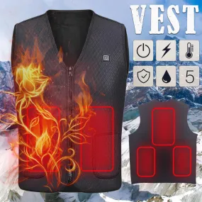 Men Women Outdoor USB Infrared Heating Vest Jacket
