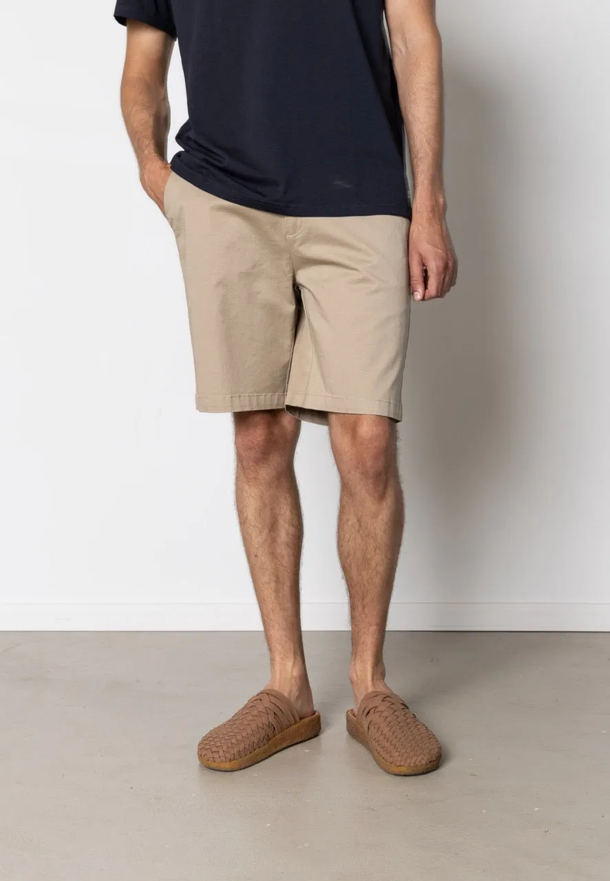 Milano twill chino shorts - Sand