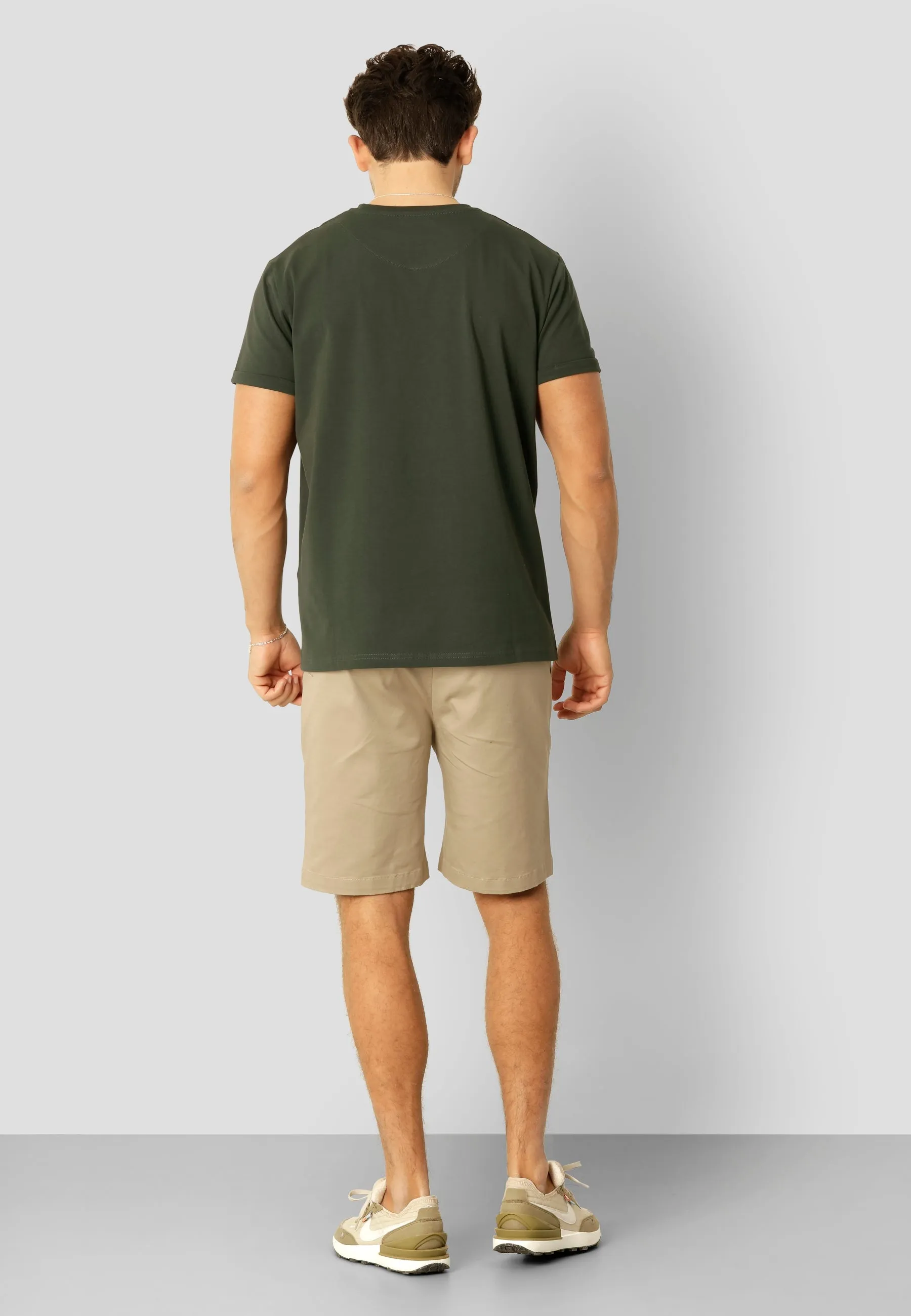 Milano twill chino shorts - Sand