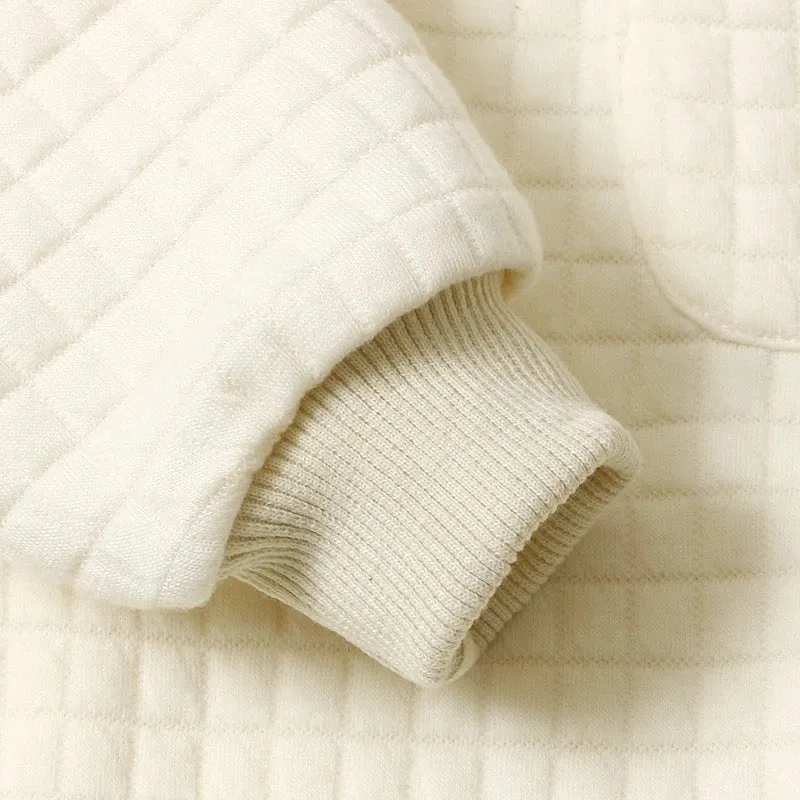 Milk White Cotton Romper