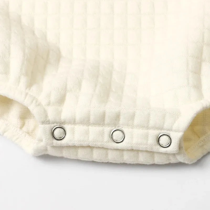 Milk White Cotton Romper