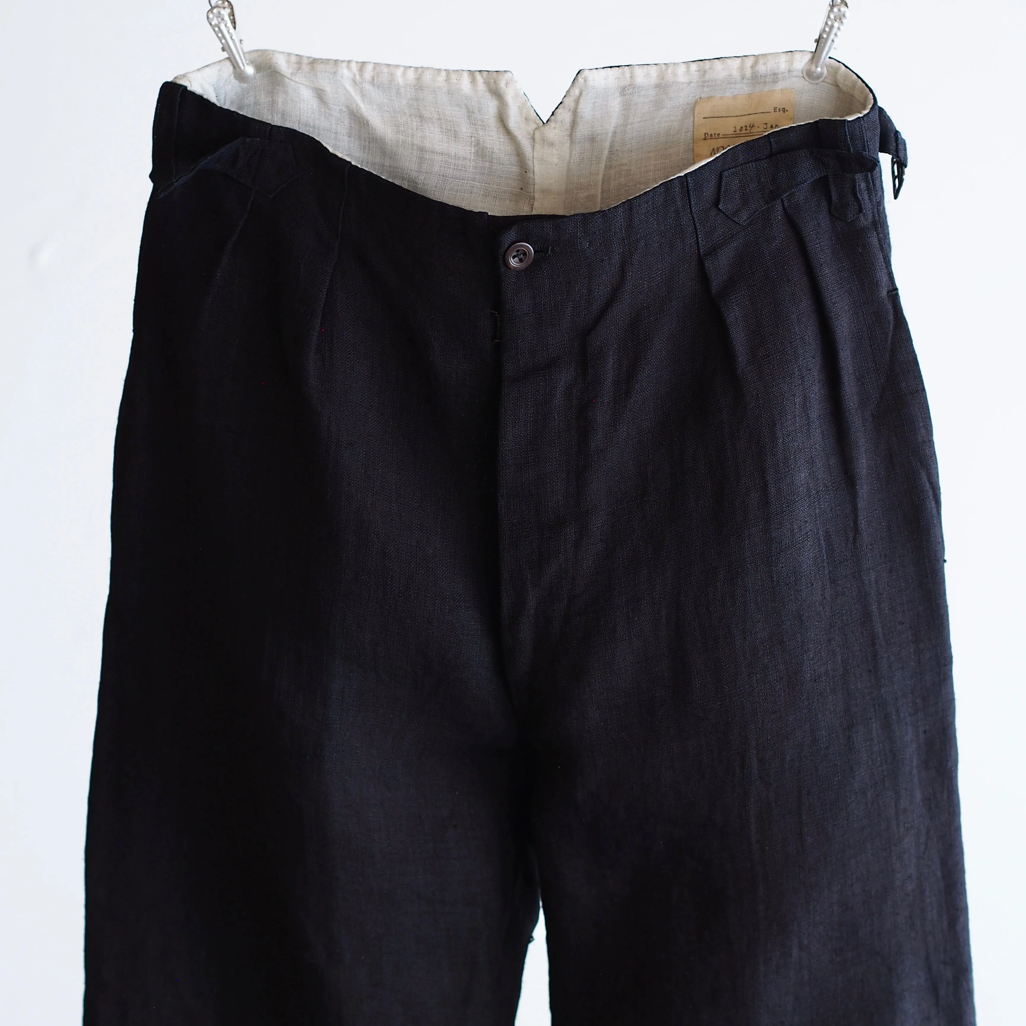 NORA WORK PANTS~japan old indigo hemp