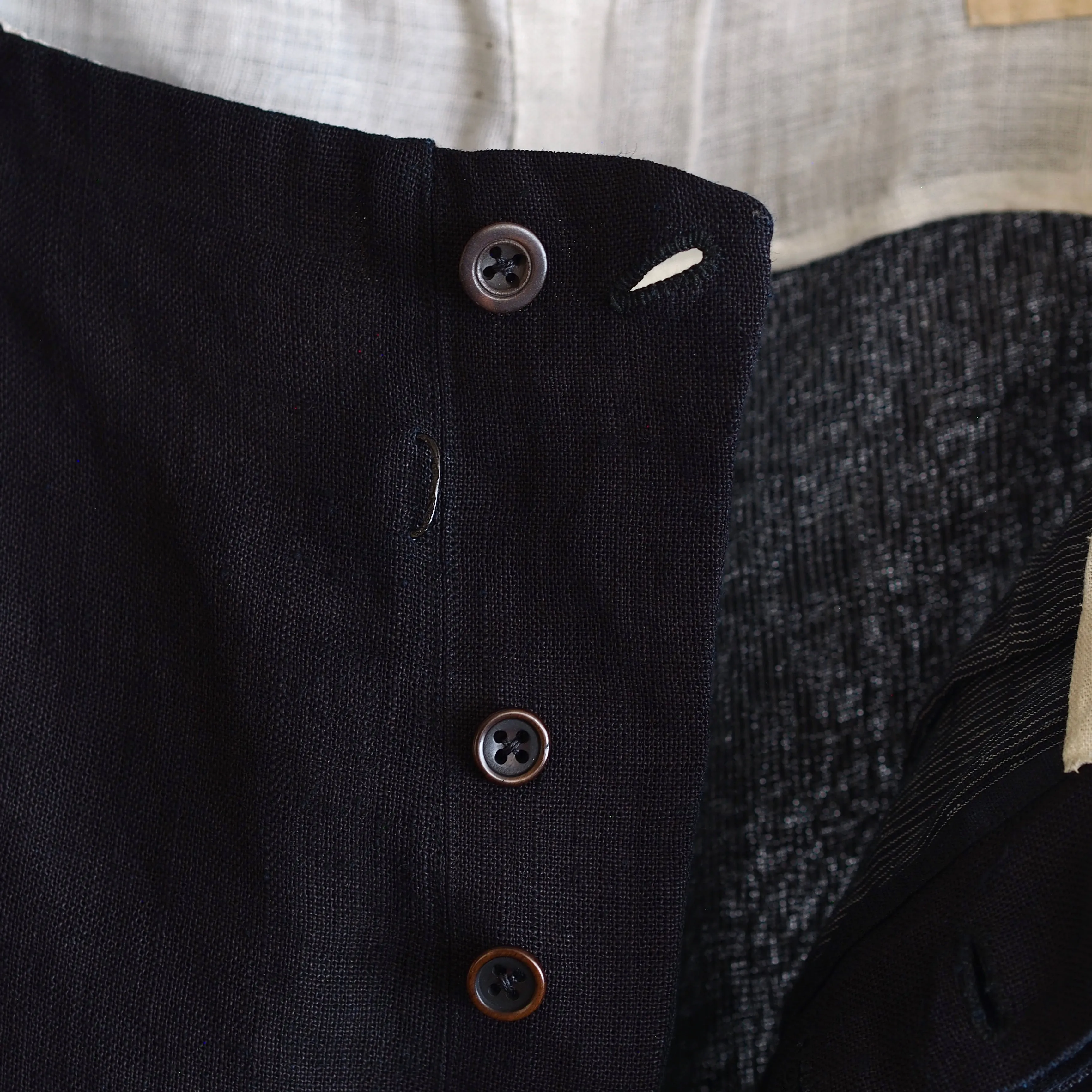 NORA WORK PANTS~japan old indigo hemp