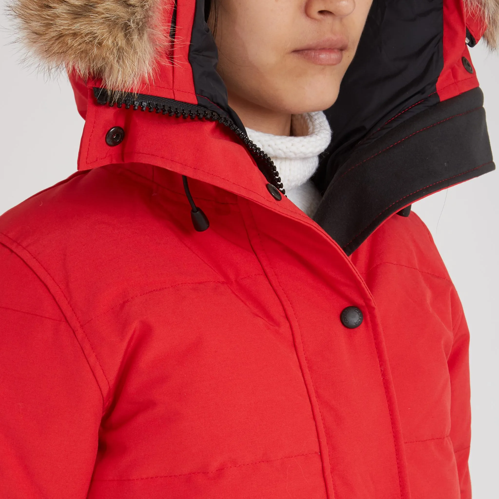 Parka "Shelburne" in tessuto rosso