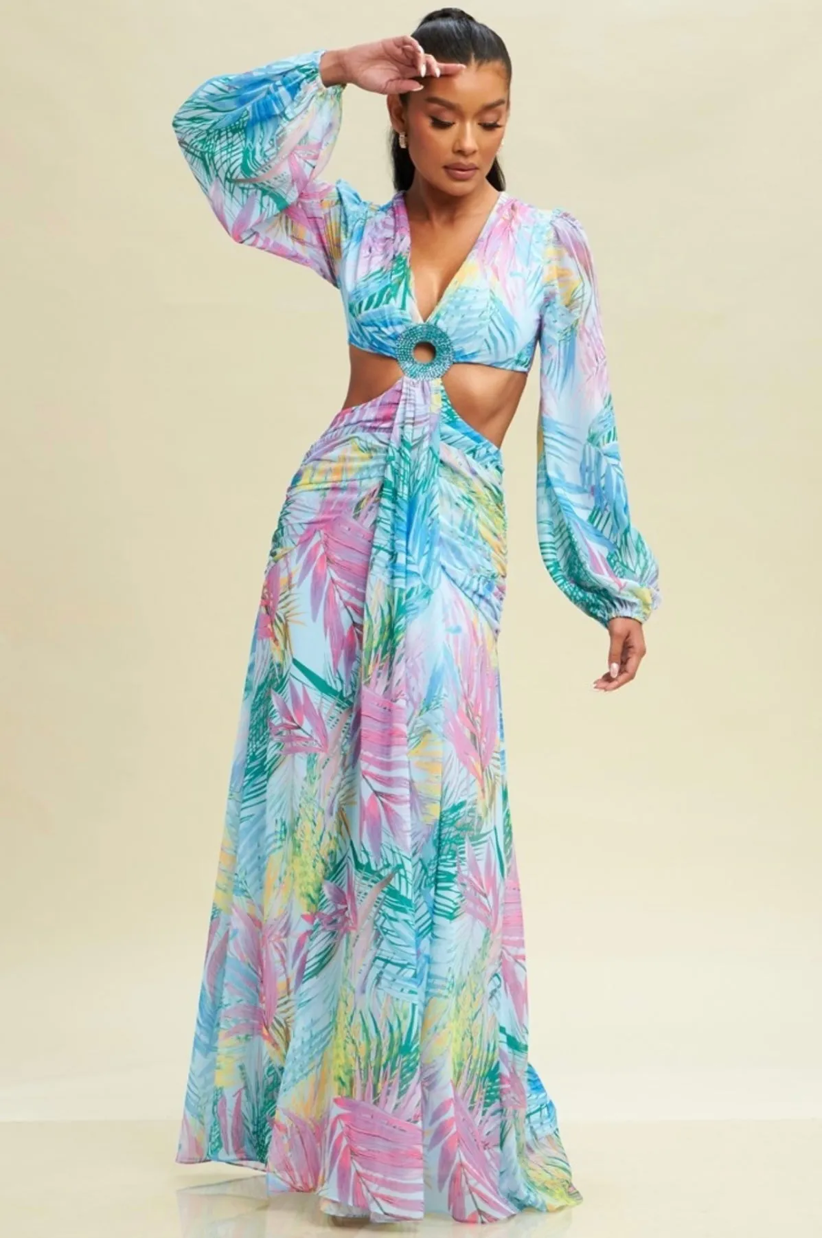 Patricia Long Sleeve Maxi Dress
