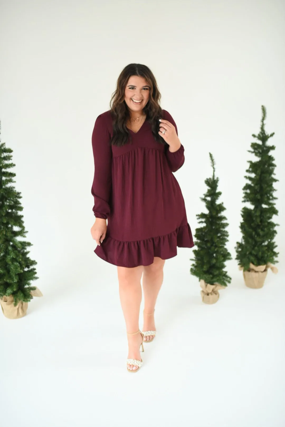 Pour The Wine Babydoll Dress