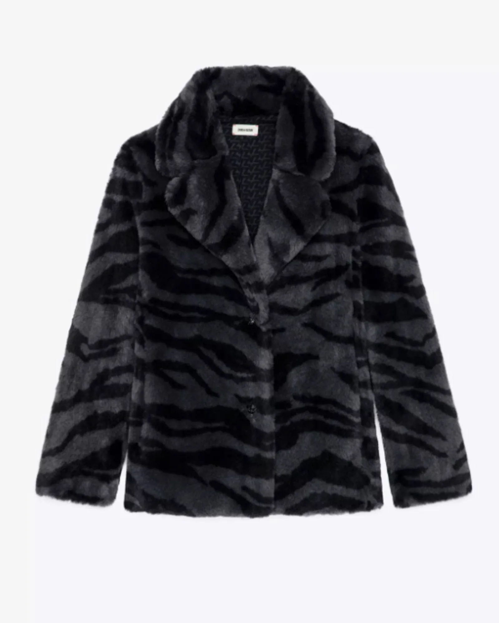 "Fera Tiger" Faux Fur Coat