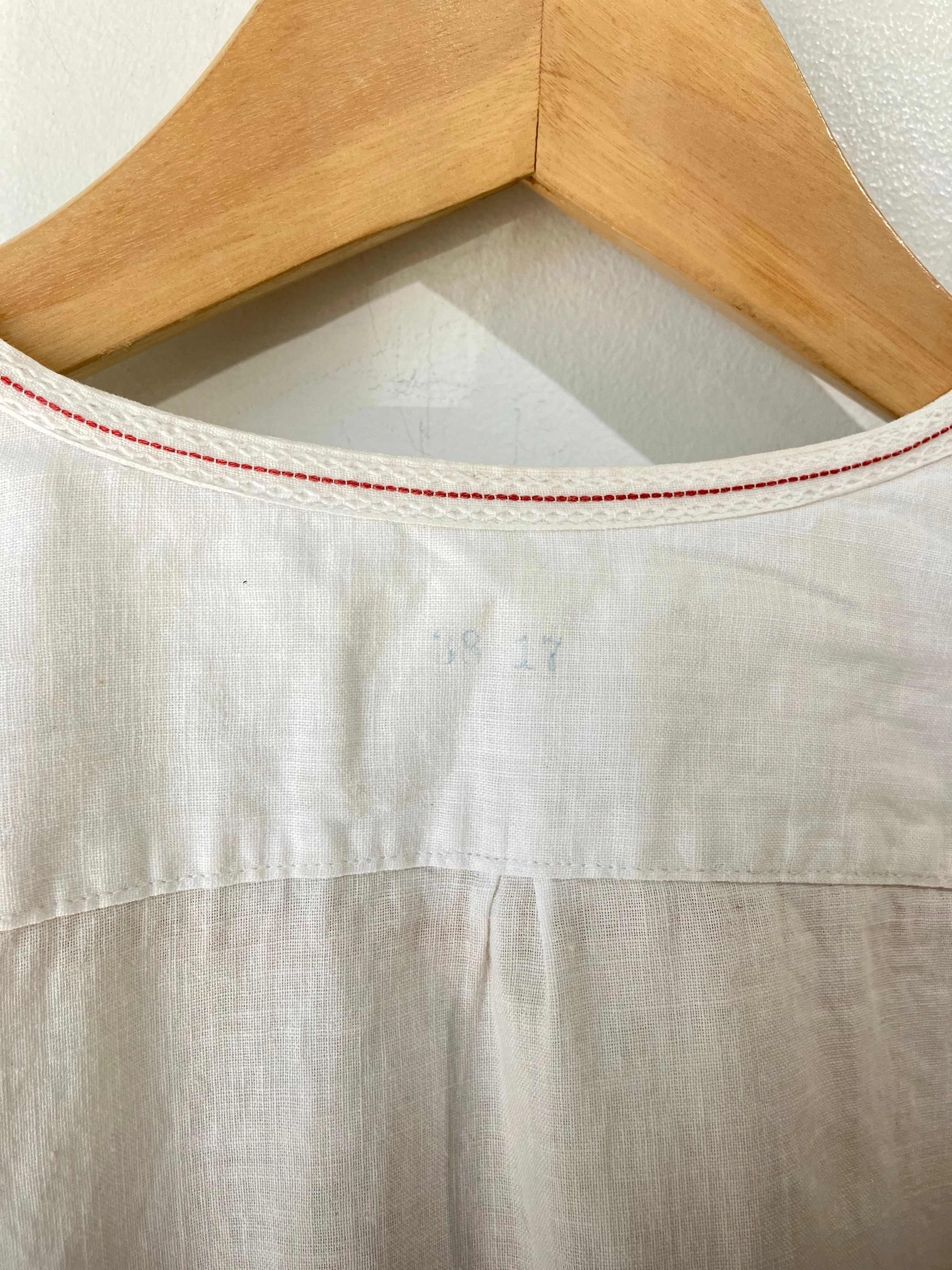 Victorian White Victorian Shirt-Dress
