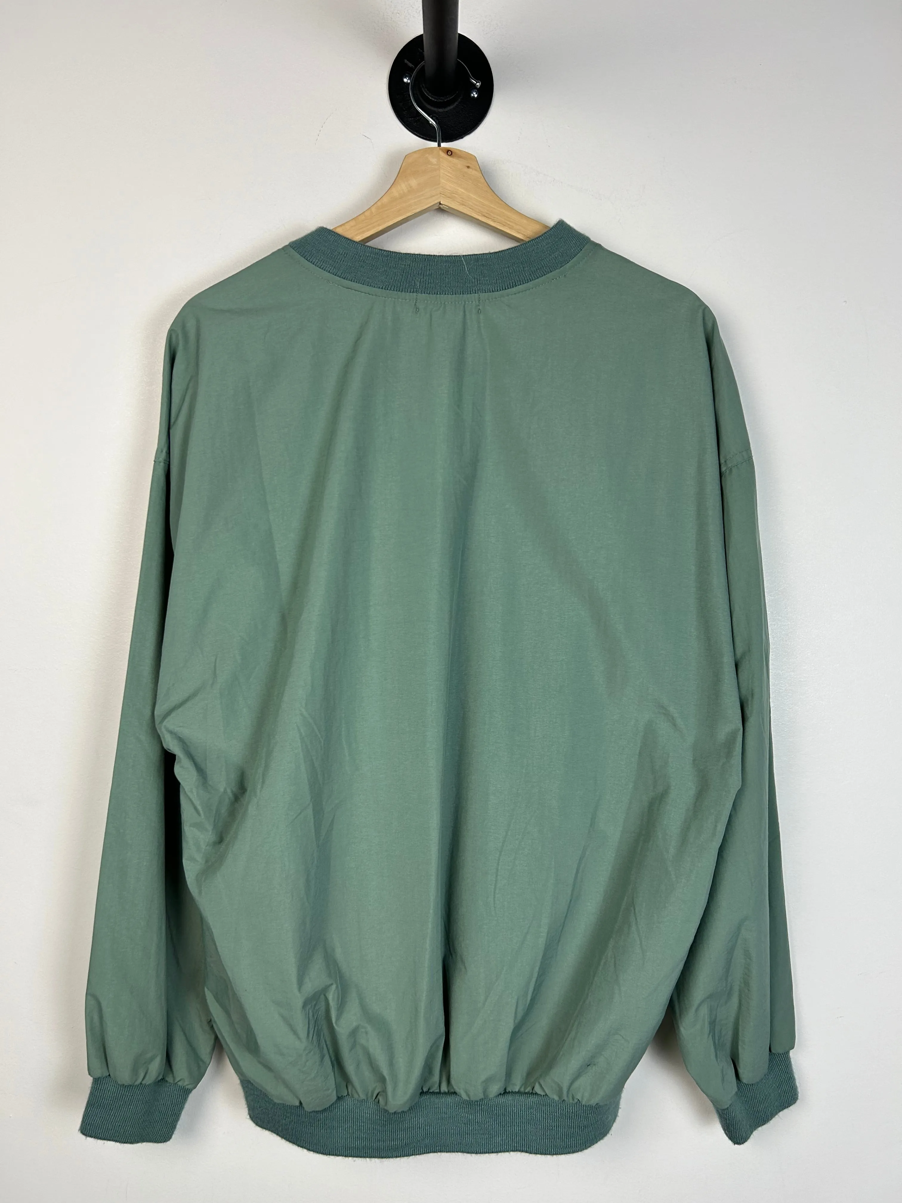 Vintage Izod Golf Green Pullover Windbreaker