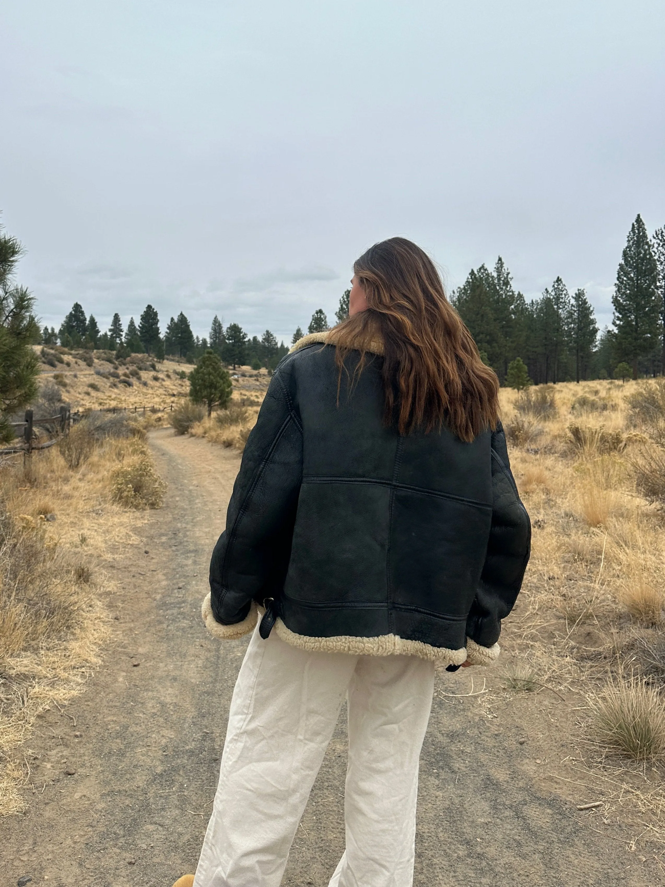 Vintage Shearling Leather B3 Bomber