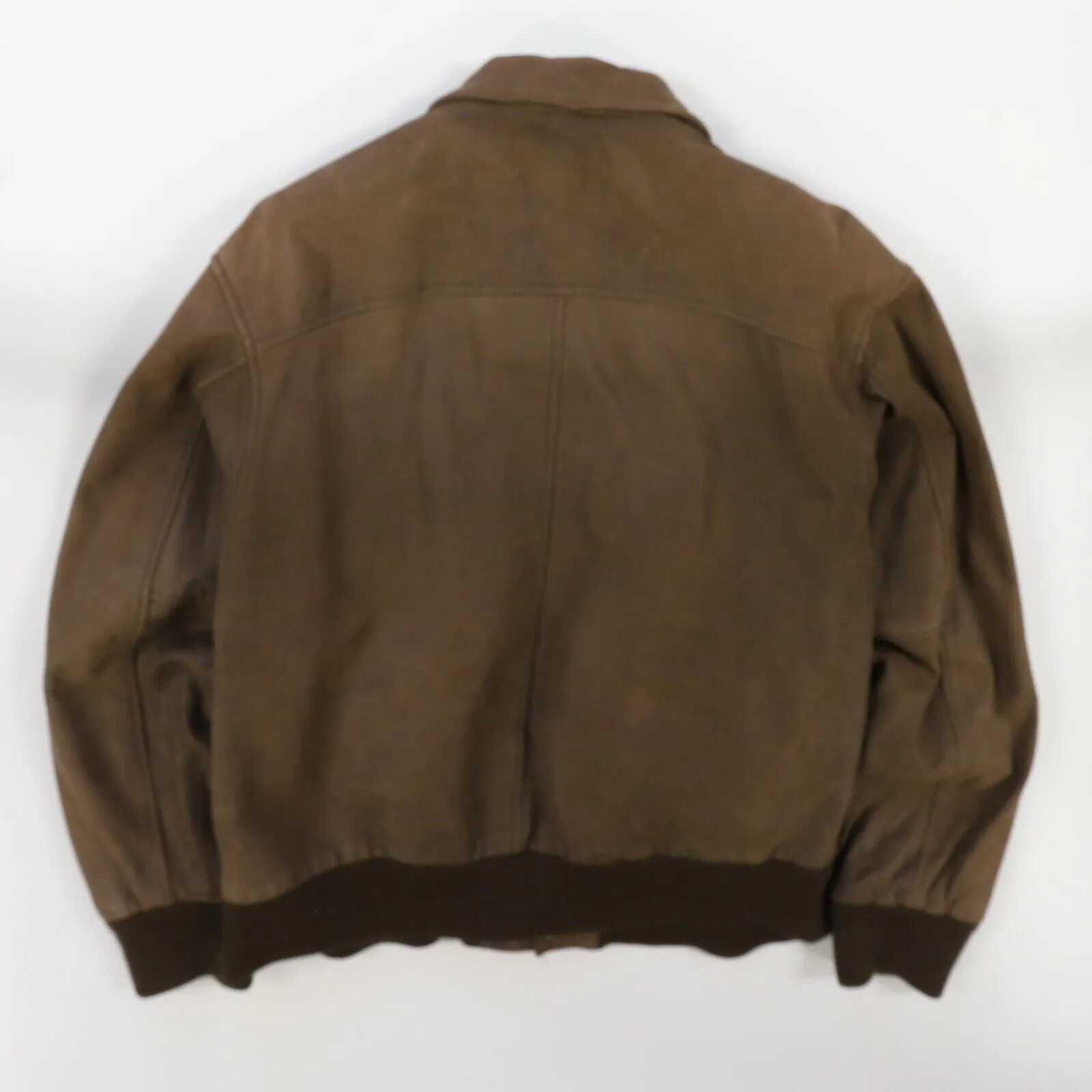 Vintage Wilson's Adventure Bound Leather Bomber Jacket Size Medium