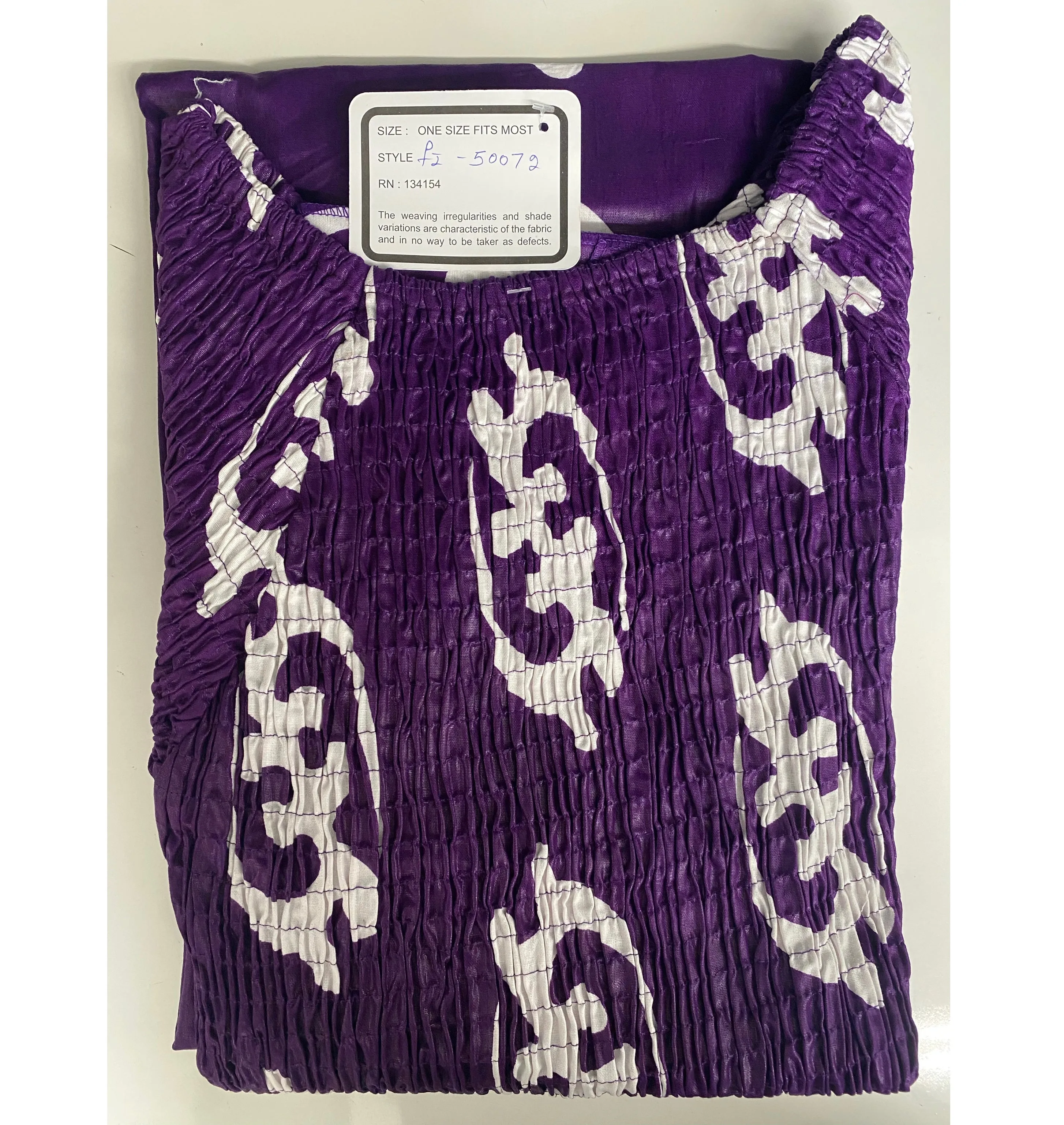 Women's Long Bell Sleeve Smocking Maxi Dress -- FI-50072